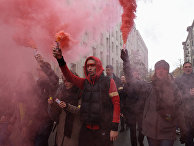 Акция националистов на Украине Акция националистов на Украине