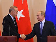 Президент РФ Владимир Путин и президент Турции Реджеп Тайип Эрдоган Президент РФ Владимир Путин и президент Турции Реджеп Тайип Эрдоган