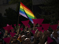 Акция в поддержку поддержку ЛГБТ-сообщества в Чечне