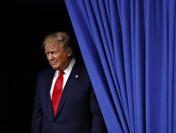 Президент США Дональд Трамп во время избирательной кампании в городе Хершей Президент США Дональд Трамп во время избирательной кампании в городе Хершей