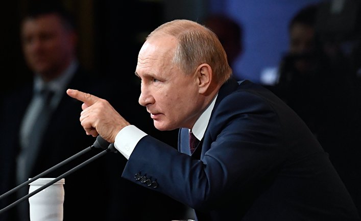 Ежегодная большая пресс-конференция президента РФ В. Путина
