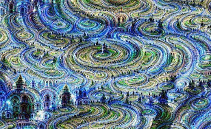 Изображение, созданное при помощи искусственного интеллекта Google DeepDream