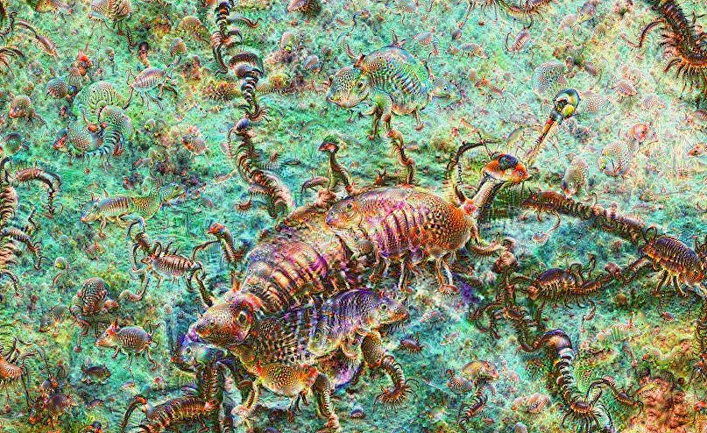 Изображение, созданное при помощи искусственного интеллекта Google DeepDream