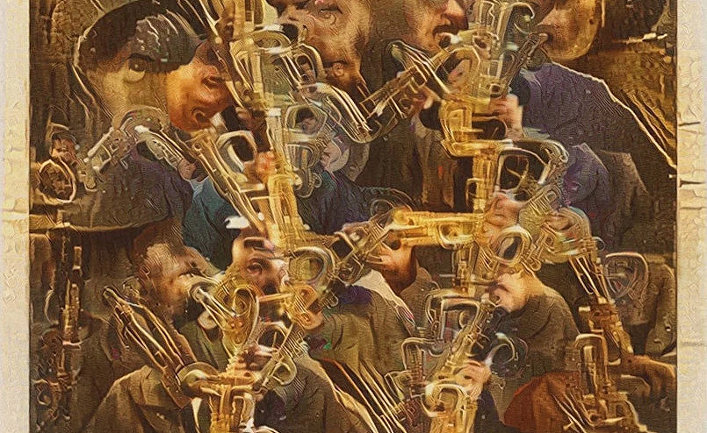 Изображение, созданное при помощи искусственного интеллекта Google DeepDream