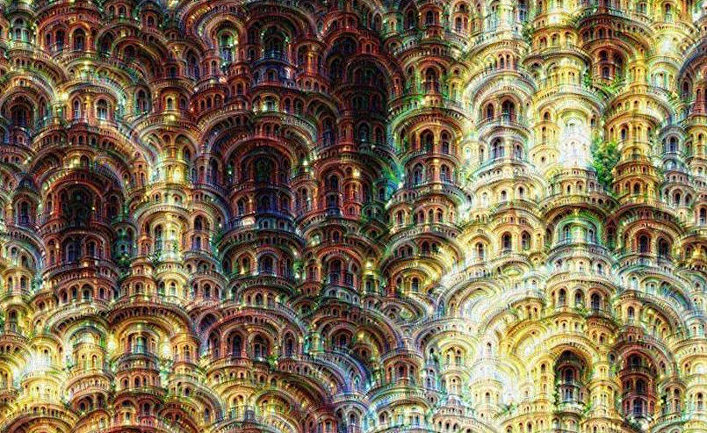 Изображение, созданное при помощи искусственного интеллекта Google DeepDream