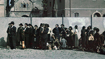 Цыгане, арестованные для депортации в Асперге, Германия