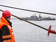 Возвращение отряда кораблей Северного флота с учений в Арктике Возвращение отряда кораблей Северного флота с учений в Арктике