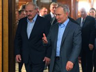 Встреча президента РФ В. Путина с президентом Белоруссии А. Лукашенко Встреча президента РФ В. Путина с президентом Белоруссии А. Лукашенко