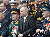 Президент РФ В. Путин на военном параде в честь 74-й годовщины Победы в ВОВ Президент РФ В. Путин на военном параде в честь 74-й годовщины Победы в ВОВ