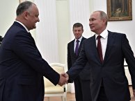 Президент РФ В. Путин встретился с президентом Молдавии И. Додоном Президент РФ В. Путин встретился с президентом Молдавии И. Додоном