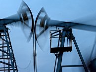 Работа нефтяных станков - качалок Работа нефтяных станков - качалок