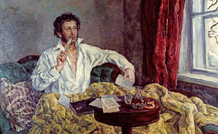 Репродукция портрета А. С. Пушкина