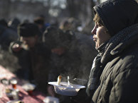 Акция по выдаче питания лицам без определенного места жительства Акция по выдаче питания лицам без определенного места жительства
