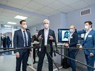 Мэр Москвы Сергей Собянин во время посещения Московского референс-центра лучевой диагностики Мэр Москвы Сергей Собянин во время посещения Московского референс-центра лучевой диагностики