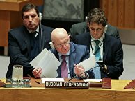 Постоянный представитель РФ при ООН Василий Небензя Постоянный представитель РФ при ООН Василий Небензя