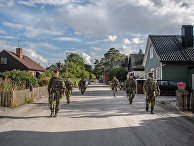 Сухопутные войска Швеции патрулируют остров Готланд