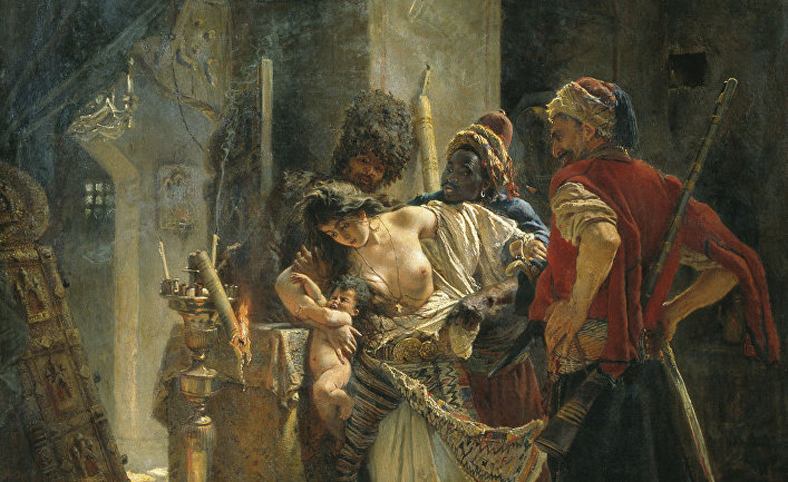 "Болгарские мученицы". Константин Маковский 1877