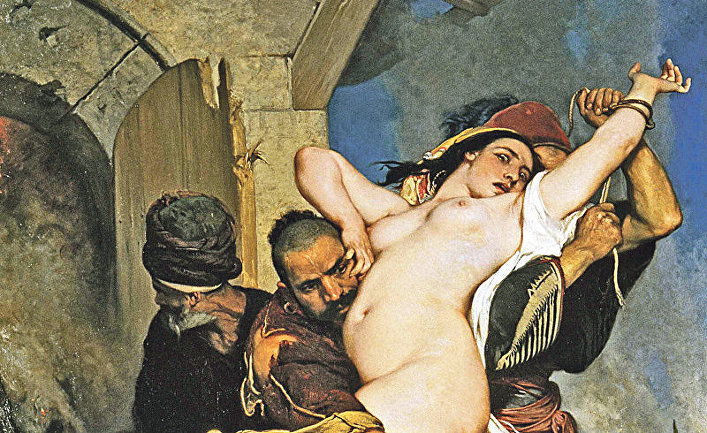 "Похищение герцеговинки". Ярослав Чермак. 1861 г.