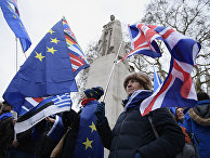 Акция против Brexit в Лондоне Акция против Brexit в Лондоне