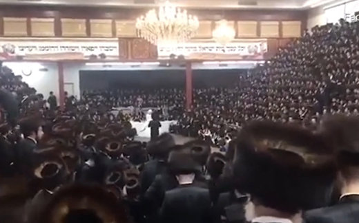 Cекретная свадебная церемония на 7000 человек в синагоге в Бруклине