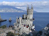 Открытие дворца-замка "Ласточкино гнездо" в Крыму Открытие дворца-замка "Ласточкино гнездо" в Крыму