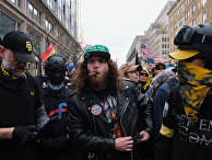 Члены движения Proud Boys участвуют в протестной акции Stop the Steal в Вашингтоне против результатов выборов президента США Члены движения Proud Boys участвуют в протестной акции Stop the Steal в Вашингтоне против результатов выборов президента США