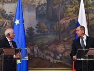 Встреча главы МИД РФ С. Лаврова и верховного представителя ЕС Ж. Борреля Встреча главы МИД РФ С. Лаврова и верховного представителя ЕС Ж. Борреля