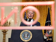 Президент США Джо Байден выступает на Мюнхенской конференции по безопасности в Вашингтоне Президент США Джо Байден выступает на Мюнхенской конференции по безопасности в Вашингтоне