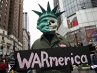 Акция протеста в США против ударов по Сирии Акция протеста в США против ударов по Сирии