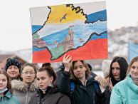 Празднование 7-й годовщины воссоединения Крыма с Россией Празднование 7-й годовщины воссоединения Крыма с Россией