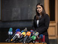 Пресс-секретарь президента Украины Юлия Мендель Пресс-секретарь президента Украины Юлия Мендель