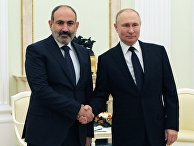Президент РФ В. Путин провел встречу с премьер-министром Армении Н. Пашиняном Президент РФ В. Путин провел встречу с премьер-министром Армении Н. Пашиняном