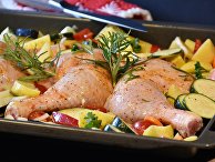 Куриные ножки с овощами Куриные ножки с овощами