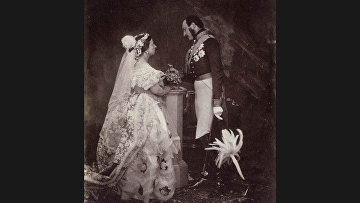 Король Альберт и королева Виктория 1854 год