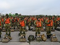 Отправка десантников на учения в Крым Отправка десантников на учения в Крым