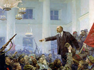 Картина "В.И. Ленин провозглашает Советскую власть", 1962 год. Картина "В.И. Ленин провозглашает Советскую власть", 1962 год.