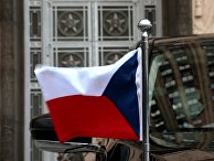 Флаг на автомобиле посла Чехии в РФ