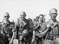Август 1942 года. Солдаты вермахта на марше в России Август 1942 года. Солдаты вермахта на марше в России