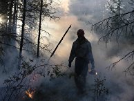 Тушение лесных пожаров в Якутии Тушение лесных пожаров в Якутии