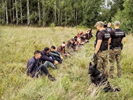 Польские пограничники задержали людей, пытавшихся незаконно пересечь границу Польские пограничники задержали людей, пытавшихся незаконно пересечь границу
