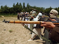Талибы на стрельбище в Афганистане