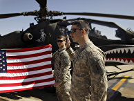 Военные ВВС США на военной базе в Ираке