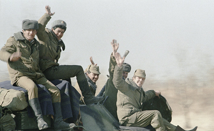 Советские войска покидают Кабул