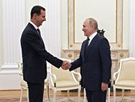 Встреча президента РФ В. Путина с президентом Сирии Б. Асадом Встреча президента РФ В. Путина с президентом Сирии Б. Асадом