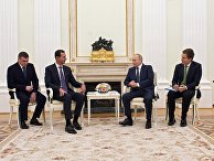 Встреча президента РФ В. Путина с президентом Сирии Б. Асадом Встреча президента РФ В. Путина с президентом Сирии Б. Асадом