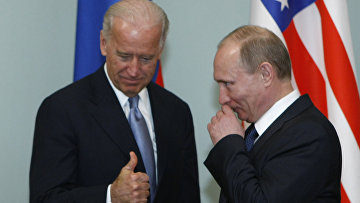 Встреча Джо Байдена в должности вице-президента и Владимира Путина в должности премьер-министра