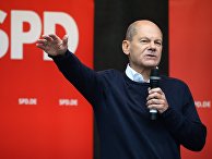 Кандидат в канцлеры ФРГ от партии SPD Олаф Шольц Кандидат в канцлеры ФРГ от партии SPD Олаф Шольц