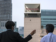 Штаб-квартира компании Toshiba в Токио Штаб-квартира компании Toshiba в Токио