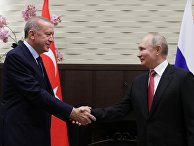 Президент РФ В. Путин провел переговоры с президентом Турции Р. Эрдоганом Президент РФ В. Путин провел переговоры с президентом Турции Р. Эрдоганом
