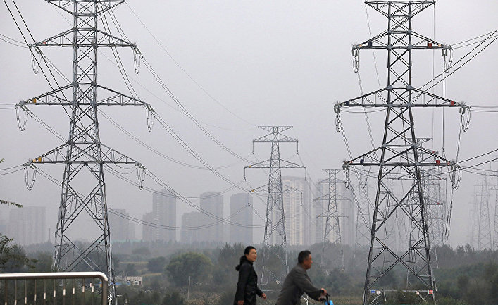 Линии электропередач в Шэньяне, КНР